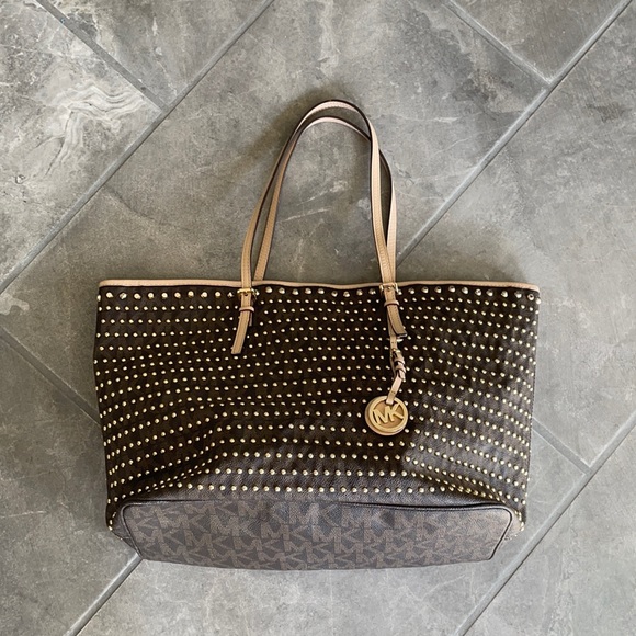 Michael Kors studded tote - Picture 1 of 11
